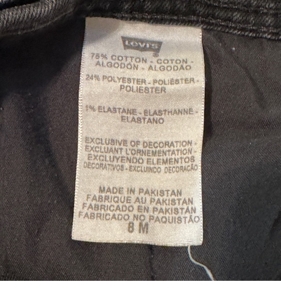 💖 Vintage Y2K Black Levi’s 505 Straight Leg Jeans - Picture 9 of 17